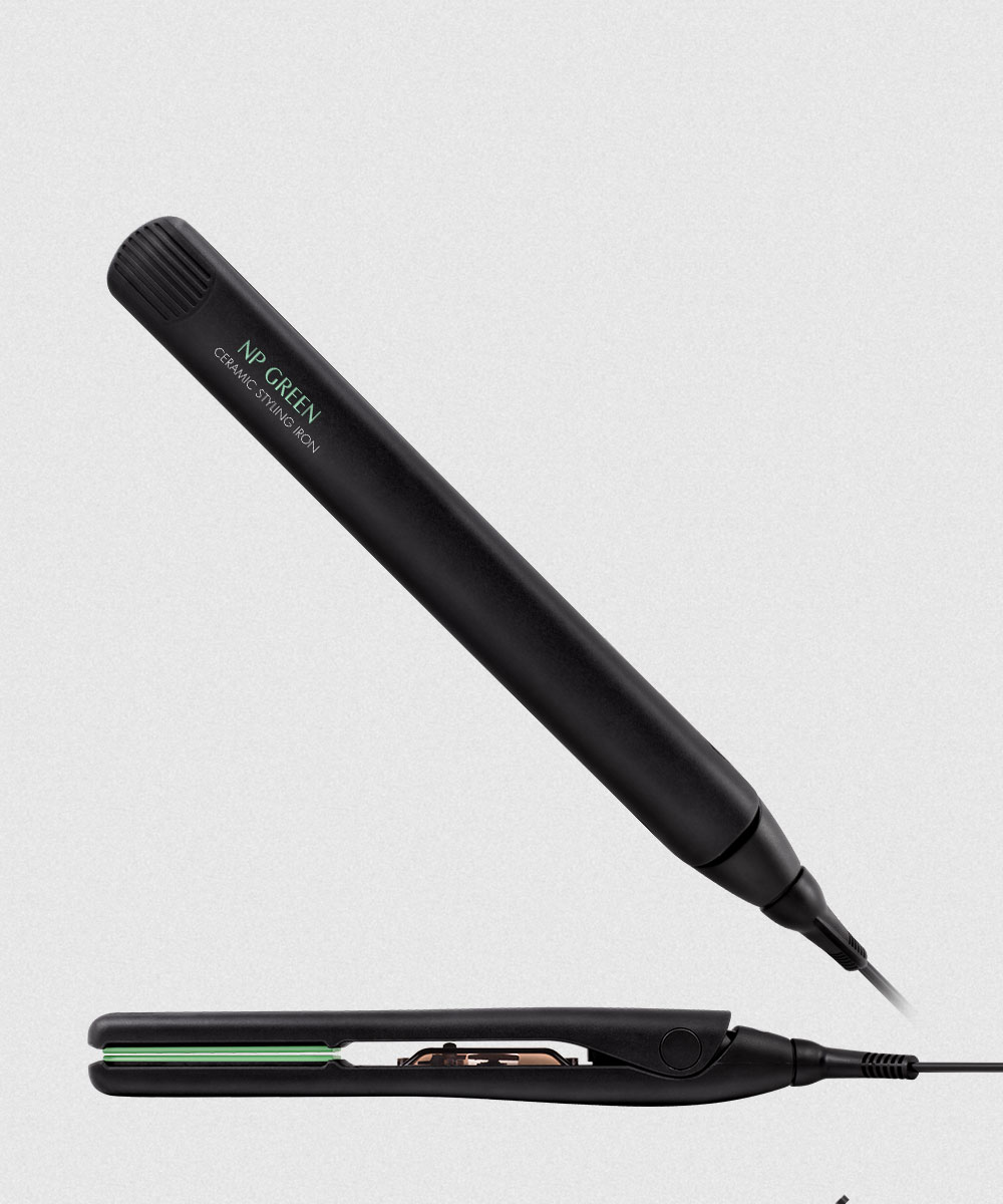 NP GREEN CERAMIC FLAT IRON 1