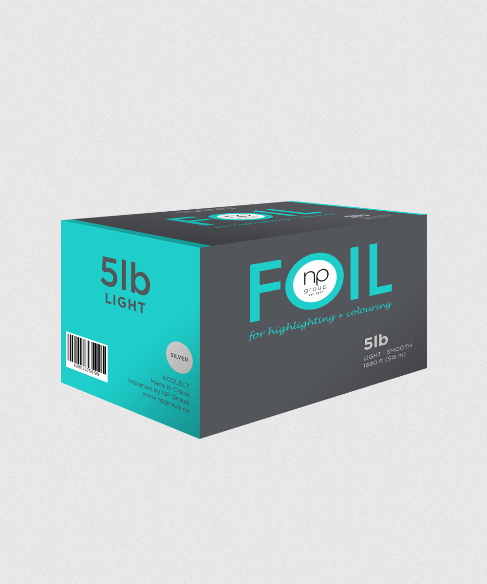 5LB  MEDIUM SMOOTH FOIL-SILVER