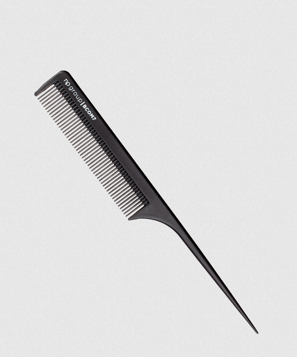 CARBON TAIL COMB WIDE TEETH 8