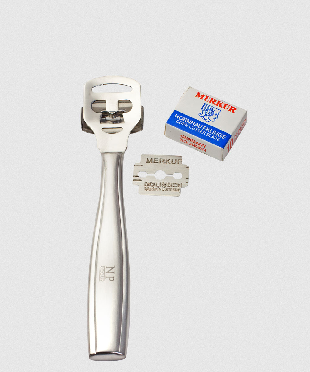 STAINLESS STEEL CALLOUS REMOVER & BLADE SET