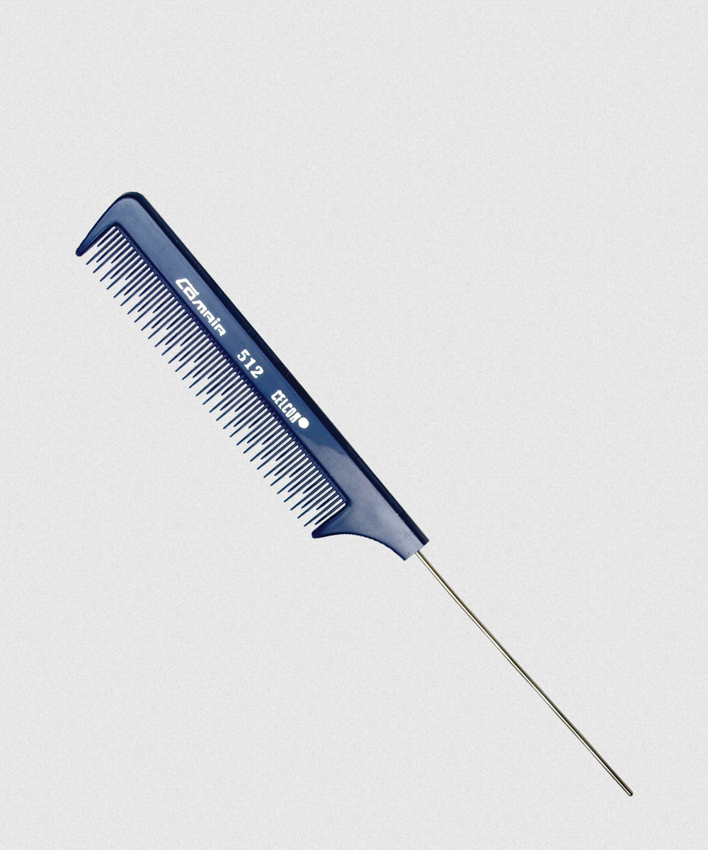 Comair Serrated Teeth Metal Tail Comb